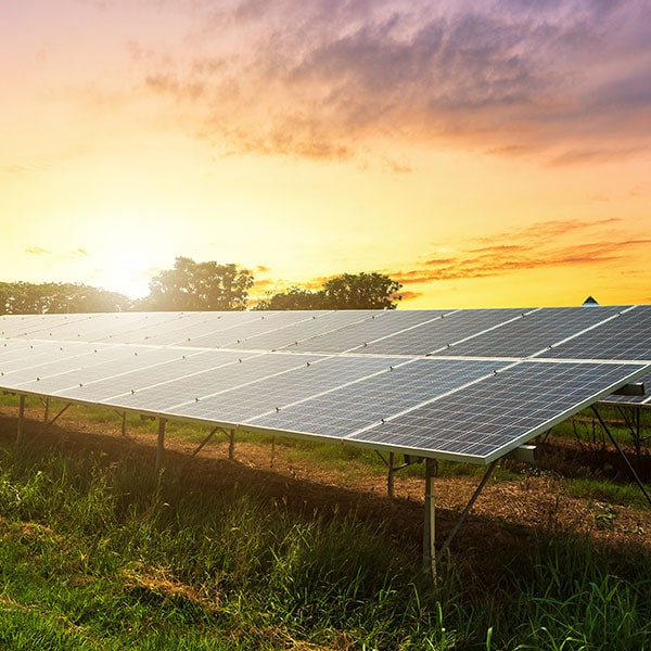 Solar Panels in sun